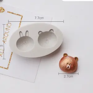 Bear Head Mini Cake Mould