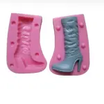 3D Ladies heel boots silicone mould