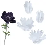 Anemone Flower Leaf Veiner Silicone Mould