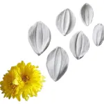 6 pcs Dahlia Flower petal veiner set