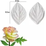 Peony Flower Leaf veiner style 3