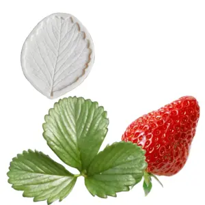 1 pcs Strawberry Leaf veiner mould
