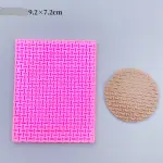 Grid Woven texture mat silicone Mould