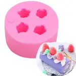 4 Cavity strawberry fruit Silicone mould style 2