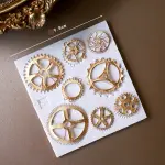 4 Pcs 3D Wheel Clock Gears theme Mould