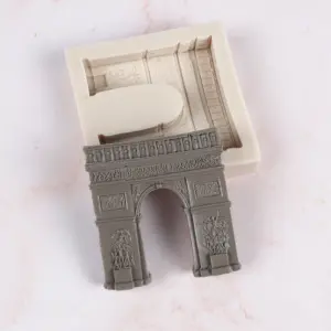 French Carved Building Gate Silicone Mould