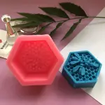 3D Bee Honeycomb Silicone mould style 2