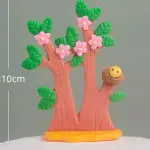 Cute Tree with flowers and bird Nest silicone mould