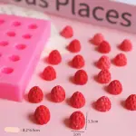 Mutiple Cavity strawberry fruit Silicone mould style 3