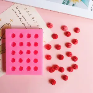 Mutiple Cavity strawberry fruit Silicone mould style 3