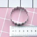 Zig Zag Circles Aluminum Fondant Cutter
