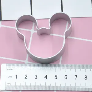Micky and Minny Mouse Aluminum Fondant Cutter