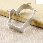 Christmas winter Mitten gloves Aluminum Fondant Cutter