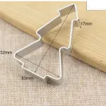 Christmas Tree Aluminum Fondant Cutter