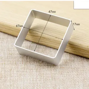 Square Shape Aluminum Fondant Cutter