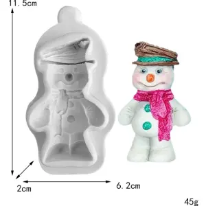 Christmas Snowman theme silicone mould