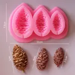 3 cavity 3D Pine Mould