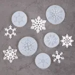 11 pcs Snowflake silicone mould