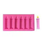 6 Cavity Candle Silicone Mould