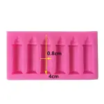 6 Cavity Candle Silicone Mould