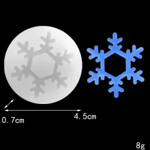 Snowflake silicone mould Style 1