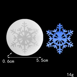 Snowflake silicone mould Style 2