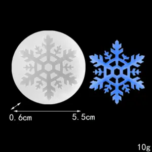 Snowflake silicone mould Style 3