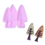 3 Cavity Tree Silicone Mould style 2