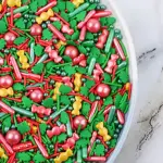Christmas Theme Christmas tree candy rods mixed theme Sprinklers 100gm