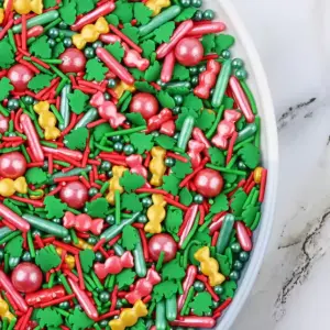 Christmas Theme Christmas tree candy rods mixed theme Sprinklers 100gm