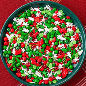 Christmas tree snowflake Christmas socks holly leaf theme Sprinklers 100gm