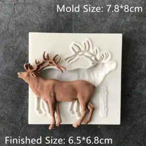 Christmas Deer silicone mould