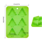6 Cavity Christmas tree silicone mould