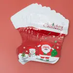 1 pcs Smell Proof Christmas Theme Sock Shape Self-sealing Ziplock Pouch