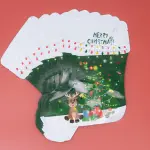 1 pcs Smell Proof Christmas Theme Sock Shape Self-sealing Ziplock Pouch