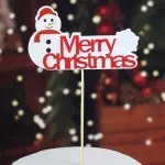 1 pcs Merry Christmas cake topper style 4