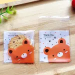 Cute Teddy theme 100pcs Cookie Candy Sleeve