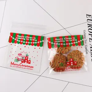 Christmas Themed 100pcs Cookie Candy Sleeve