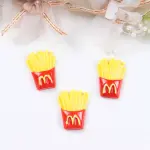 3 pcs McDonalds fries Cake Topper Toy