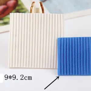 Knitting Texture Pattern silicone Mould style 3