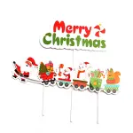 2 pcs Christmas theme cake topper style 6