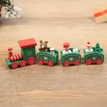 Wooden train cake toy topper