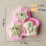 Snowflake Gloves silicone mould