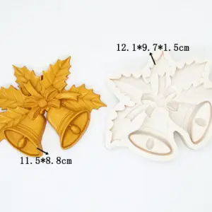 Christmas Jingle Bell silicone mould style 1
