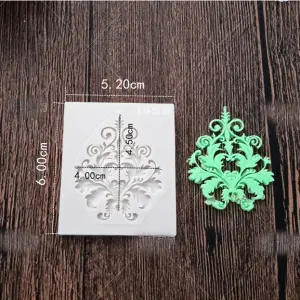 Classic texture boarder silicone mould