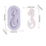 Cute Mermaid silicone mould Style 1