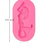 Cute Mermaid silicone mould Style 3