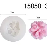 3D Peony flower silicone mould