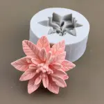 3D Poinsettia flower silicone mould