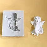 3D Cute Angel with wings silicone mould STYLE 2